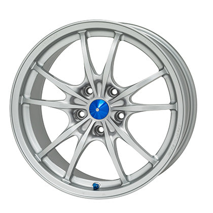 MUGEN MF10 WHEEL - 17 INCH, SILVER METALLIC, FORGED