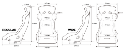 BUDDY CLUB P-1 LIMITED (CARBON) BUCKET SEAT