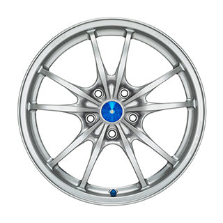 MUGEN MF10 WHEEL - 18 INCH, SILVER METALLIC, FORGED