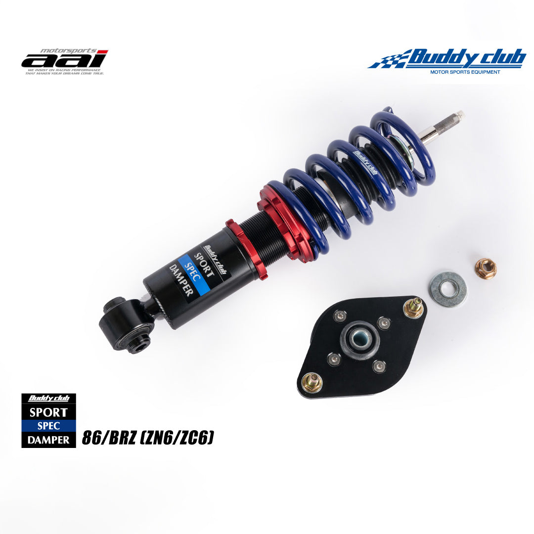 BUDDYCLUB SPORTS SPEC DAMPER AND COILOVER SPRING KIT TO SUIT TOYOTA 86 (FT) & SUBARU BRZ (ZN6)