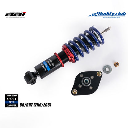 BUDDYCLUB SPORTS SPEC DAMPER AND COILOVER SPRING KIT TO SUIT TOYOTA 86 (FT) & SUBARU BRZ (ZN6)