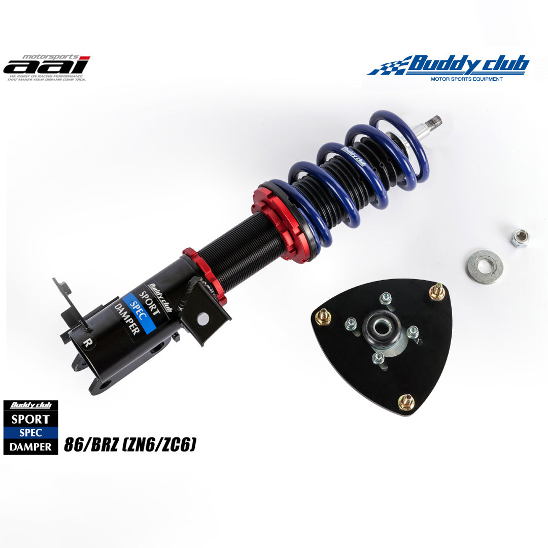 BUDDYCLUB SPORTS SPEC DAMPER AND COILOVER SPRING KIT TO SUIT TOYOTA 86 (FT) & SUBARU BRZ (ZN6)